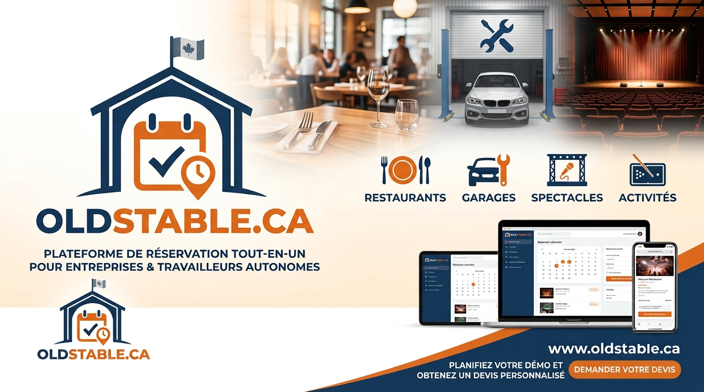 Old's Table — plateforme de réservation tout-en-un pour restaurants, garages, spectacles et activités